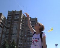 Акция «Поймаем ветер вместе» состоялась в центре города