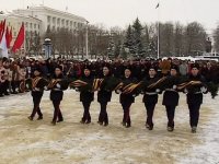 Патриотические мероприятия в Луганске