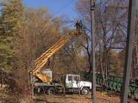 Леонид Пасечник и Манолис Пилавов в ходе общегородского субботника высадили саженцы рябины в столичном парке Горького