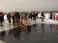 Празднование Крещения Господня на Луганском море